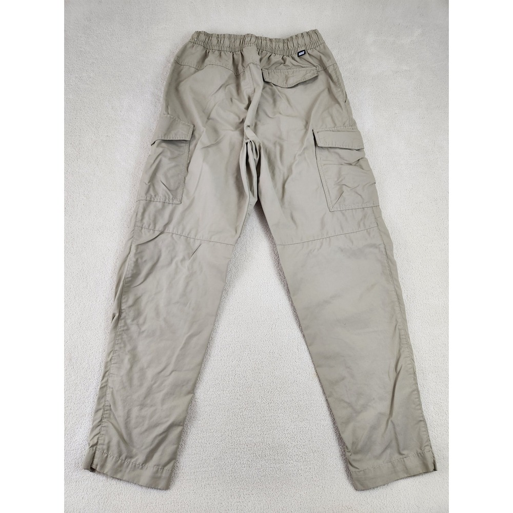 Mens Nike Tan Cargo Joggers with Drawstring Pockets Size Medium - Picture 4 of 5